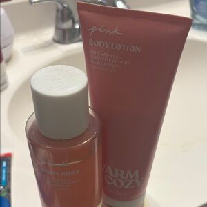 PINK Victoria's Secret Pink Body Lotion and Mist Set
